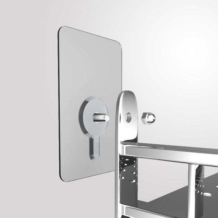 "Självhäftande transparent väggkrok i elegant och diskret design för heminredning, perfekt för alla rum."