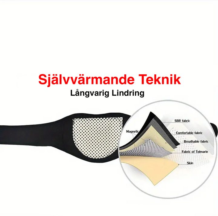 "Självuppvärmande nackskydd för avslappning, magnetisk lindring och komfort i modern design, unisex sportprodukt"