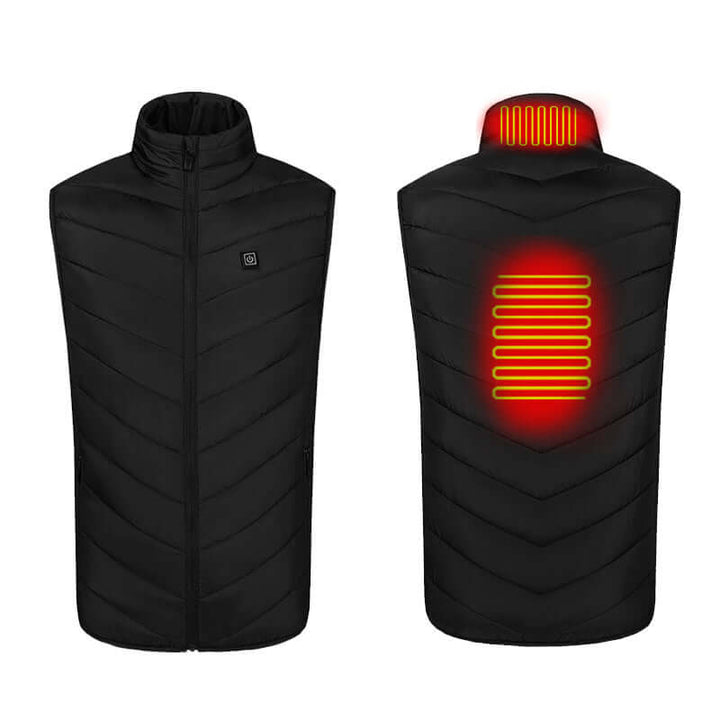 Heated Vest -  Unisex elektrisk uppvärmd jacka