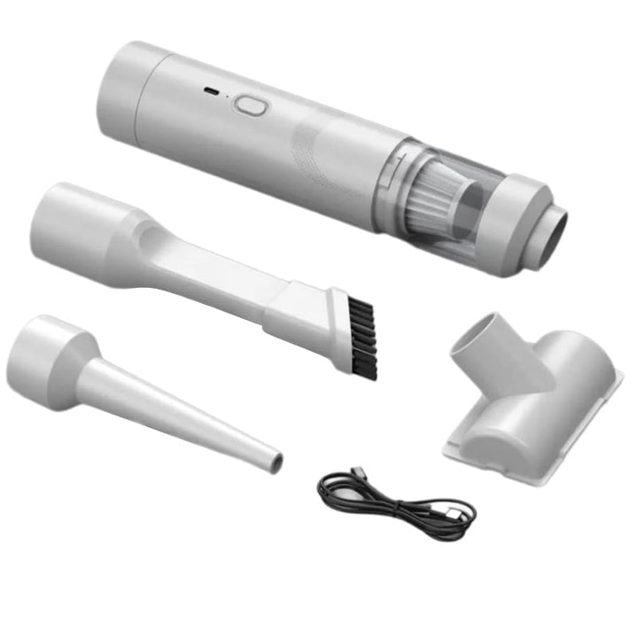 "Sladdlös mini bildammsugare, lätt och kompakt, för effektiv bilrengöring med kraftfull sugförmåga och multifunktionella verk