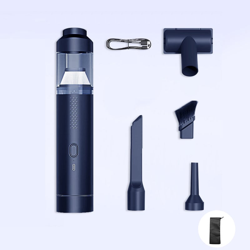 "Sladdlös mini bildammsugare, lätt och kompakt, för effektiv bilrengöring med kraftfull sugförmåga och multifunktionella verk