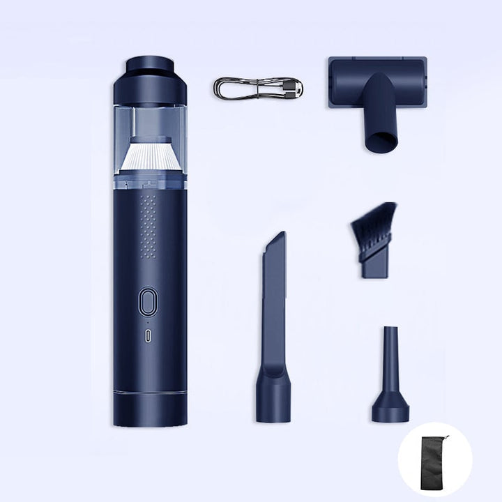 "Sladdlös mini bildammsugare, lätt och kompakt, för effektiv bilrengöring med kraftfull sugförmåga och multifunktionella verk