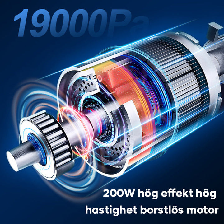 "Sladdlös mini bildammsugare, lätt och kompakt, för effektiv bilrengöring med kraftfull sugförmåga och multifunktionella verk