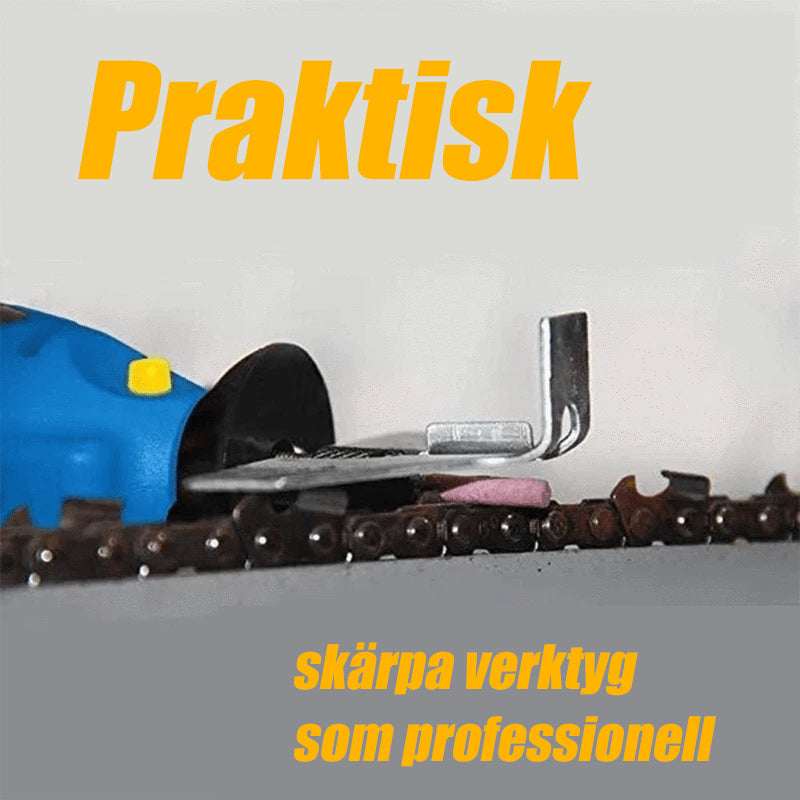 "Slipstift för motorsågskedjeslipning av stål, hållbara, användarvänliga, för vassa motorsågskedjor och trädgårdsverktyg."