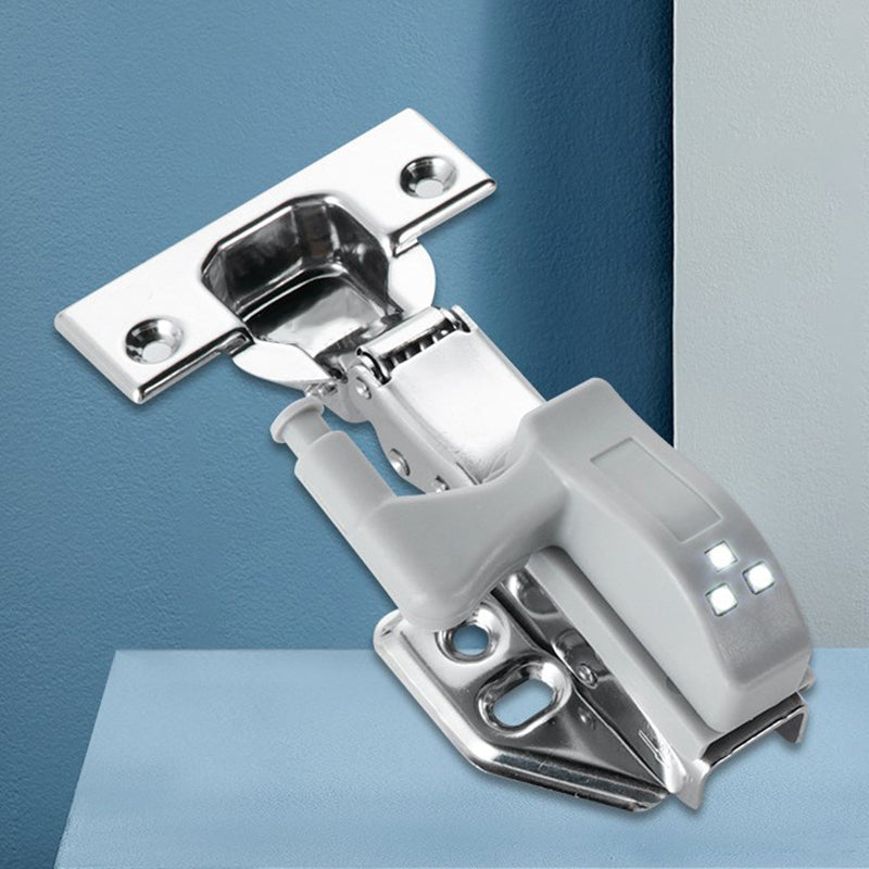 "Smart skåpsensor LED-ljus för automatisk belysning, kompakt design, installationsbild med robust ABS-material."
