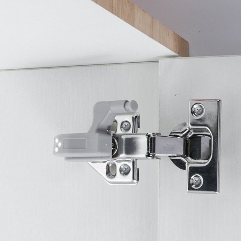 "Smart skåpsensor LED-ljus för automatisk belysning, kompakt design, installationsbild med robust ABS-material."