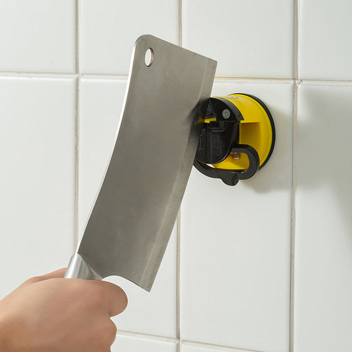 "Smidig köksknivslipare med stark sugkopp i färgglad design för effektiv, säker slipning och skärpa med endast 3 svepningar."