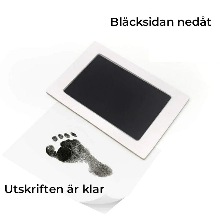 "Smutsfritt bebis hand- och fotavtryckskit, säker och giftfri, pastellfärger med ramar för minnessaker, barn & bebisar."