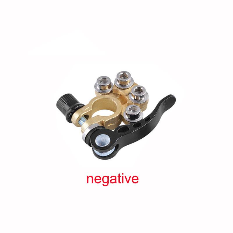 "Snabbkoppling av batteriklämma för biltillbehör, mässing, enkel spakmanöver, motverkar korrosion, passande för alla fordon"