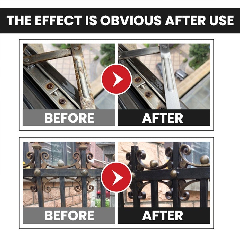 "Snabbtorkande vattenbaserad primer för bilchassi, omvandlar och skyddar mot rost, bild visar brun flaska och textur."