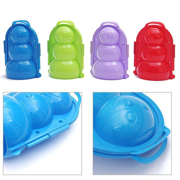 "Snö Anka Klämma för barn, färgglad och lätt plastdesign, skapar söta snöankor för lek utomhus och inomhus."