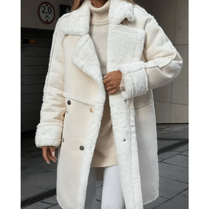 Snygg och bekväm teddy coat - Glowseva