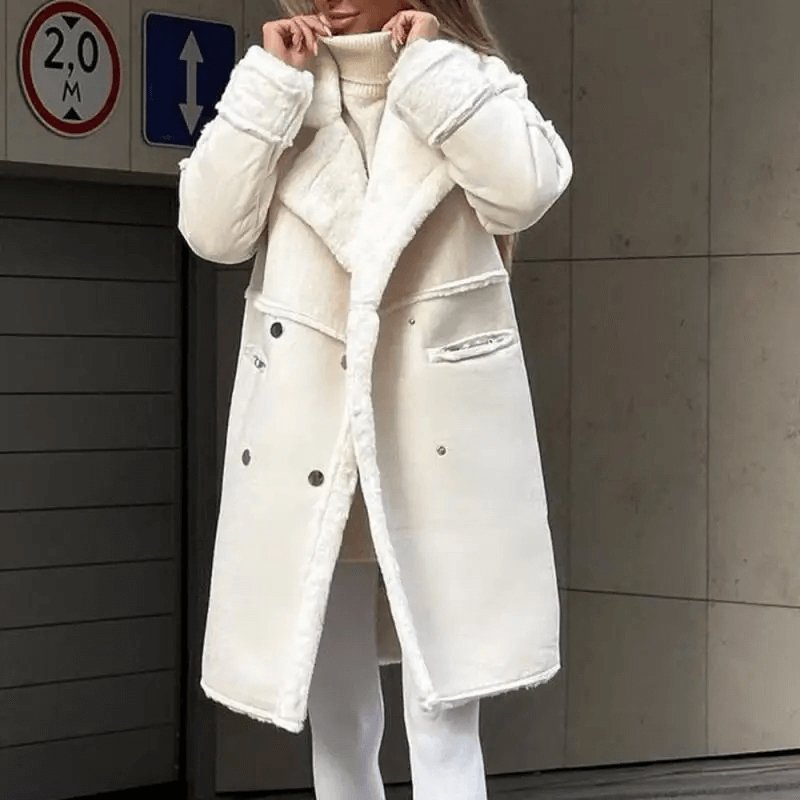 Snygg och bekväm teddy coat - Glowseva