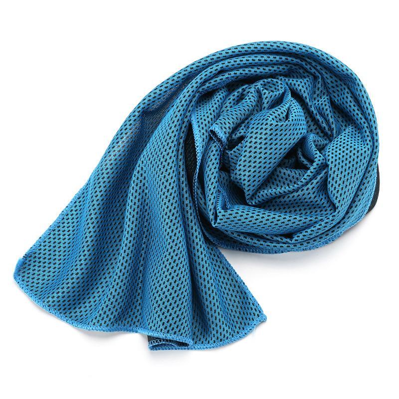 "Sportkylhandduk unisex i fiberväv grå, blå, grön, ros röd för träning och avkoppling. Mått: 30x90 cm, vikt: 51 g."