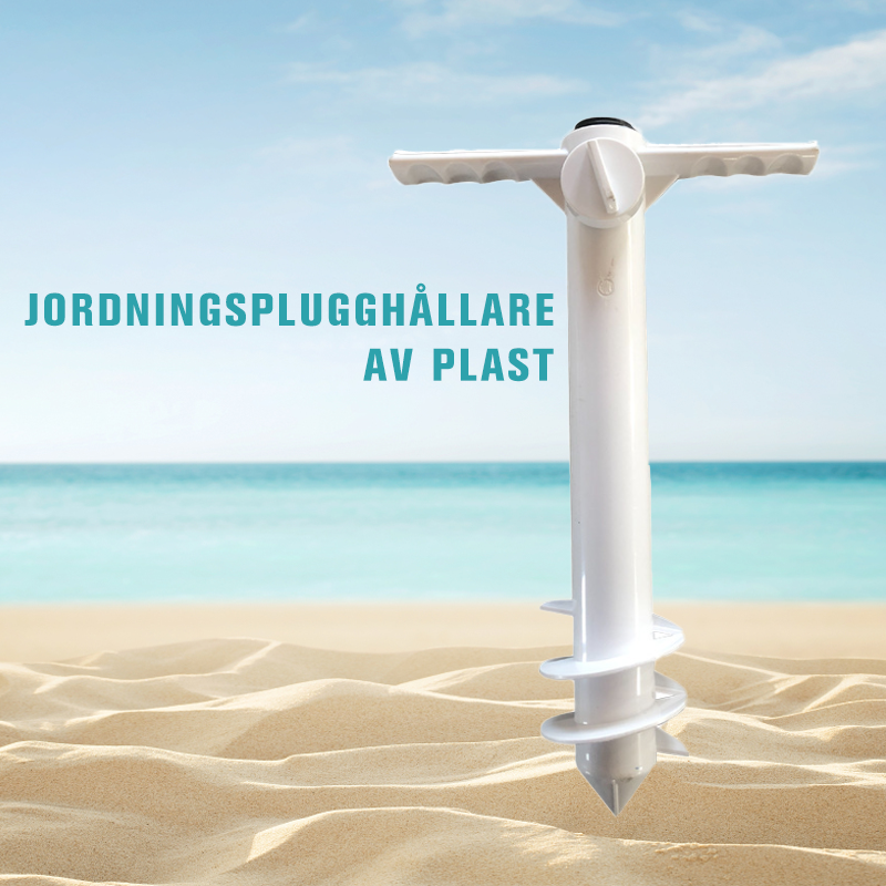 "Stabilt strandparaply med vindtåligt sandankare, perfekt för stranden, säker i vindar upp till 50 MPH."