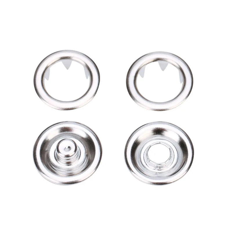 "Stålverktygssats för klospännen, silver, kompakt och hållbar, perfekt för kläder och DIY-projekt i hemmet."
