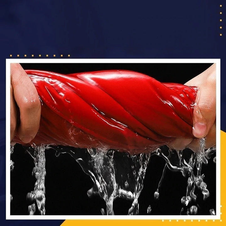 "Superabsorberande biltorkhandduk i mocka och mikrofiber i färgerna kaffe, grå, beige och röd, storlek 30x30 cm."