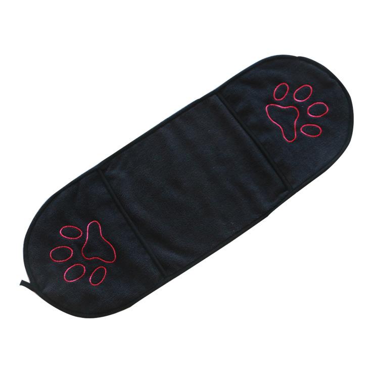 "Superabsorberande mikrofiberhandduk för husdjur, enkel att använda, snabbtorkande, finns i olika färger."