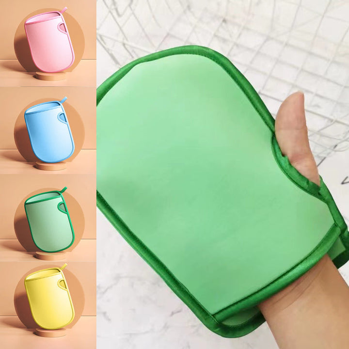 Supermjuk exfolierande badvante för hudföryngring, PVA-material, olika färger, unisex, dubbelsidig, 2*15*10cm, 15g.