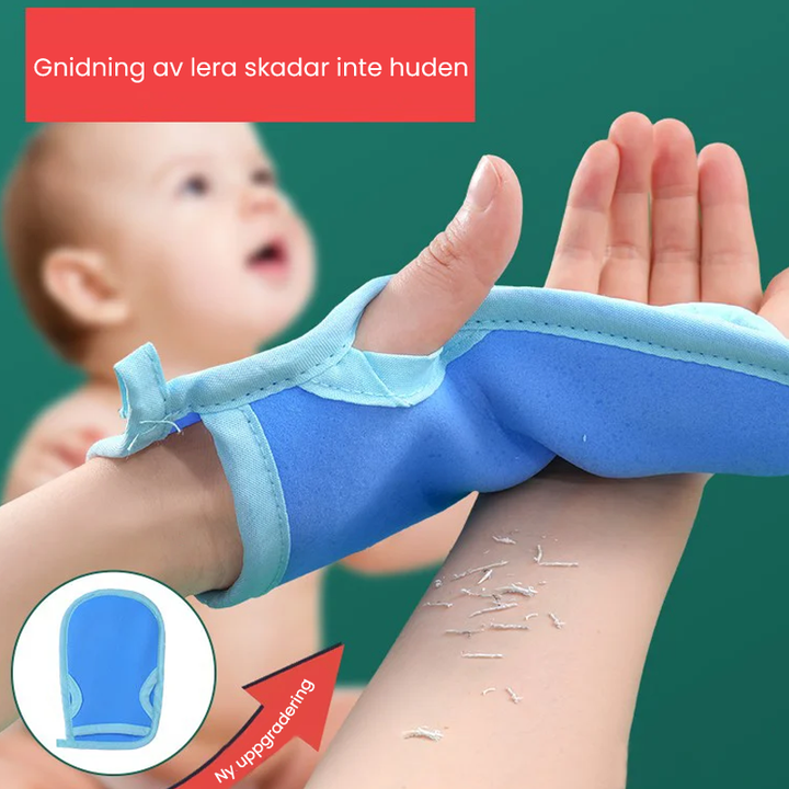 Supermjuk exfolierande badvante för hudföryngring, PVA-material, olika färger, unisex, dubbelsidig, 2*15*10cm, 15g.