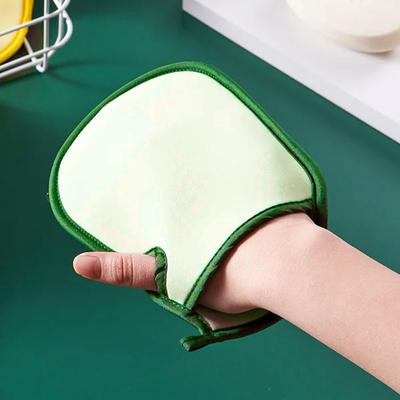 Supermjuk exfolierande badvante för hudföryngring, PVA-material, olika färger, unisex, dubbelsidig, 2*15*10cm, 15g.