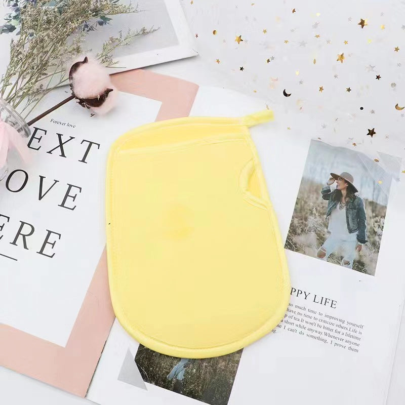 Supermjuk exfolierande badvante för hudföryngring, PVA-material, olika färger, unisex, dubbelsidig, 2*15*10cm, 15g.