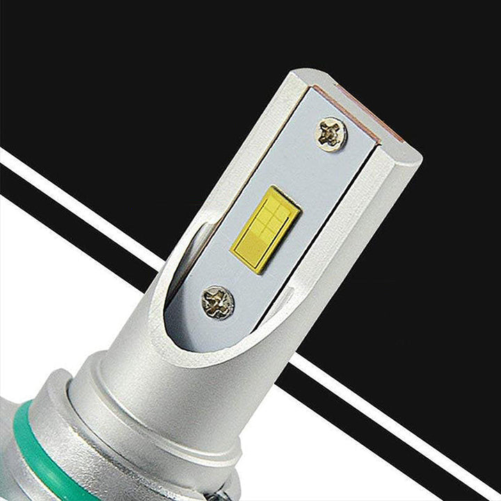 "Superstarka LED-bilstrålkastare med vitt ljus, lätt att installera, IP68 vattentät, för överlägsen synlighet och säkerhet."