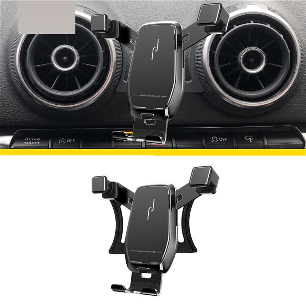 Justerbar universell telefonhållare för bilmontering med 360 graders rotation, för smartphones