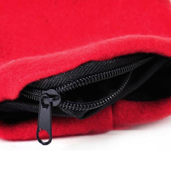 Svettband för sport med dragkedja, unisex, i svart, röd, blå. Mjukt material, säker förvaring. Perfekt för träning.
