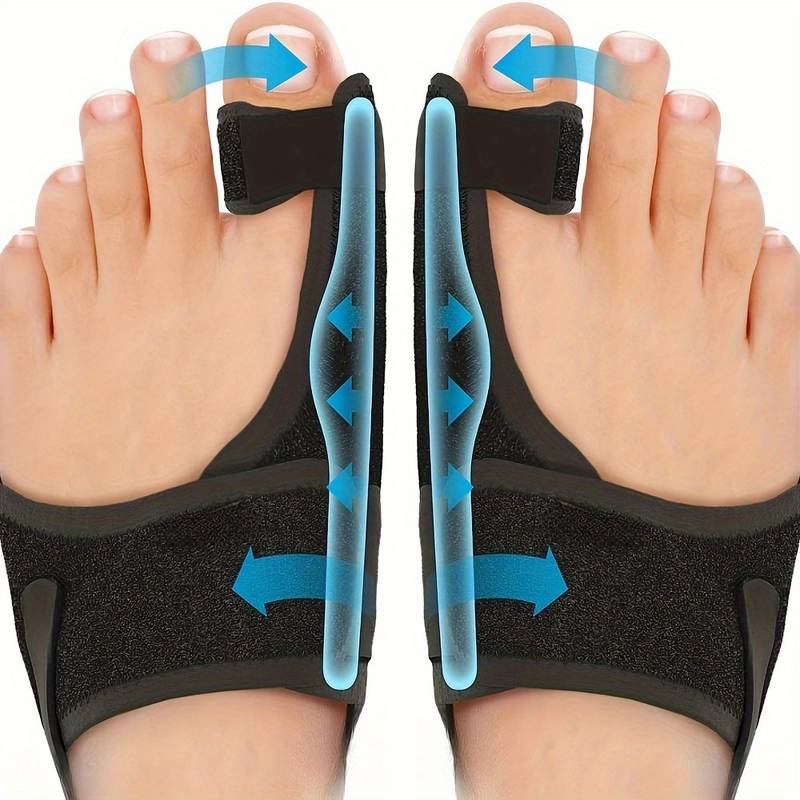 "Tåskydd Hallux Valgus, komfortabel passform dag/natt, ergonomisk design, smärtlindring, tåriktning tillbehör"