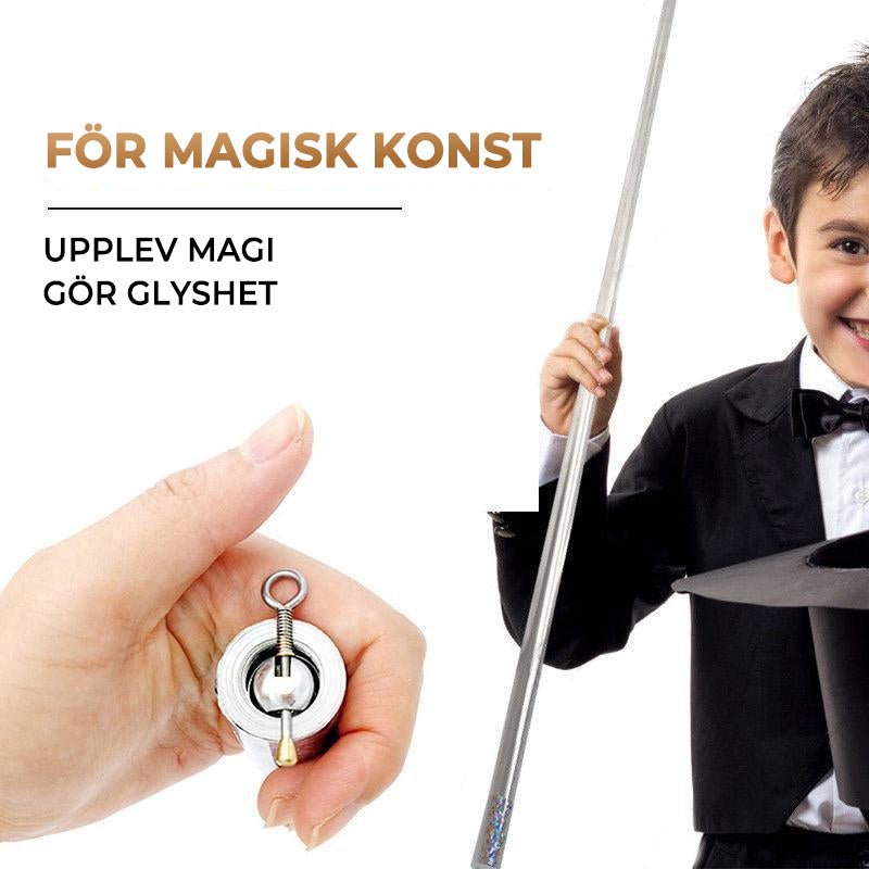 "Teleskopisk fickstav i rostfritt stål, utdragen till 120 cm, kompakt för självförsvar och diskret bärbarhet."