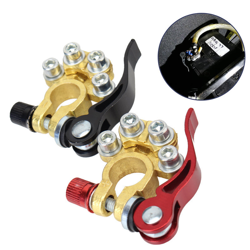 "Terminalkontakt i mässing och rostfritt stål, hållbar och korrosionsbeständig för säkra elektriska anslutningar i fordon."