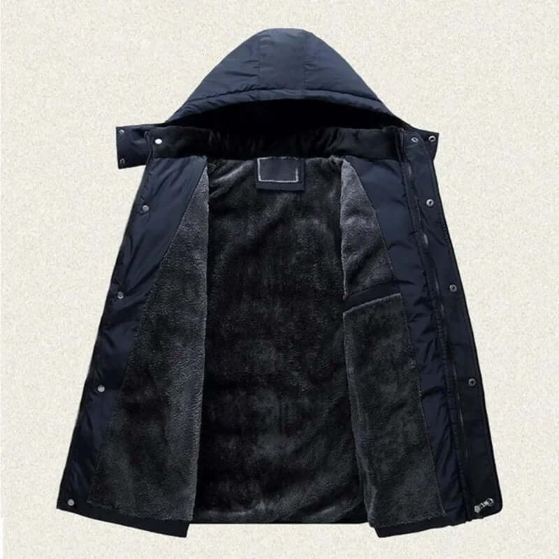 Thermal Hooded - jacka för män – Stil och Komfort i Kallt Väder - Glowseva