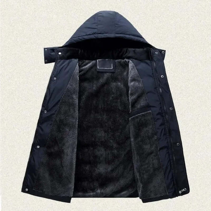 Thermal Hooded - jacka för män – Stil och Komfort i Kallt Väder - Glowseva