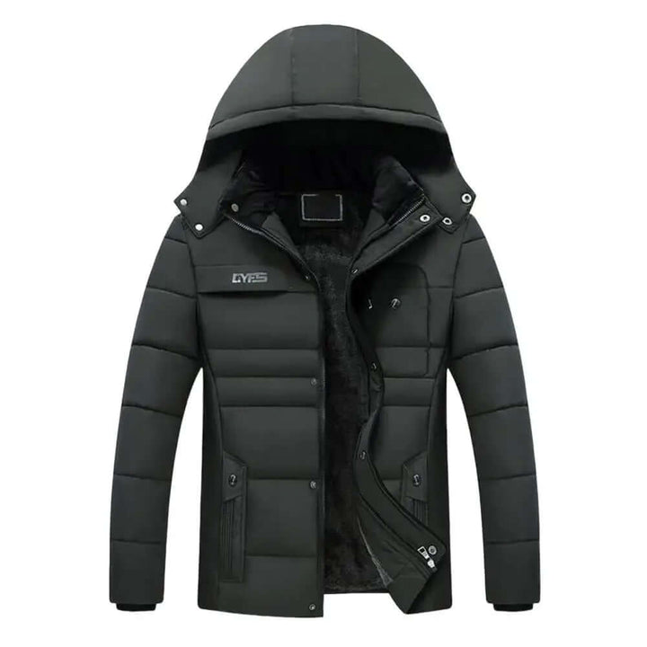 Thermal Hooded - jacka för män – Stil och Komfort i Kallt Väder - Glowseva