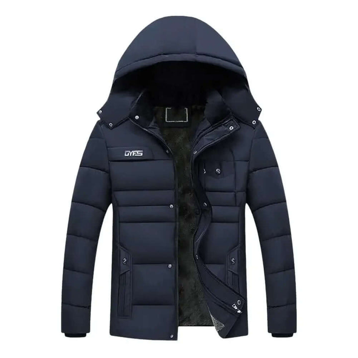 Thermal Hooded - jacka för män – Stil och Komfort i Kallt Väder - Glowseva