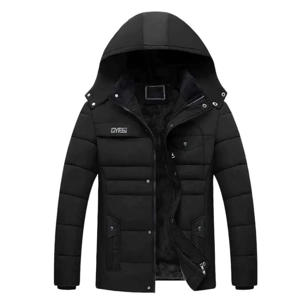 Thermal Hooded - jacka för män – Stil och Komfort i Kallt Väder - Glowseva