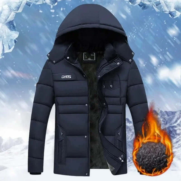 Thermal Hooded - jacka för män – Stil och Komfort i Kallt Väder - Glowseva