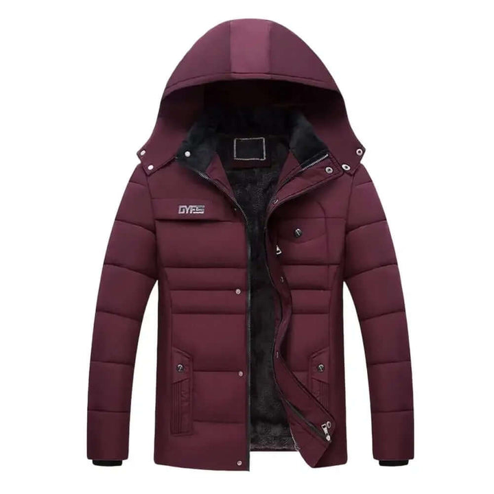 Thermal Hooded - jacka för män – Stil och Komfort i Kallt Väder - Glowseva