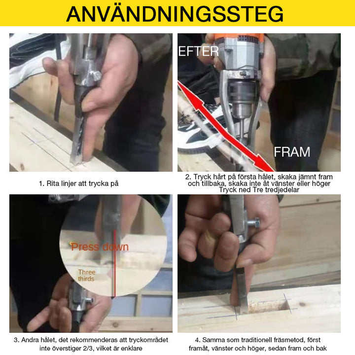 "Träbearbetning borrbitar adapter med fyrkantig hålkapacitet, koppar, precisionsverktyg för DIY-projekt"