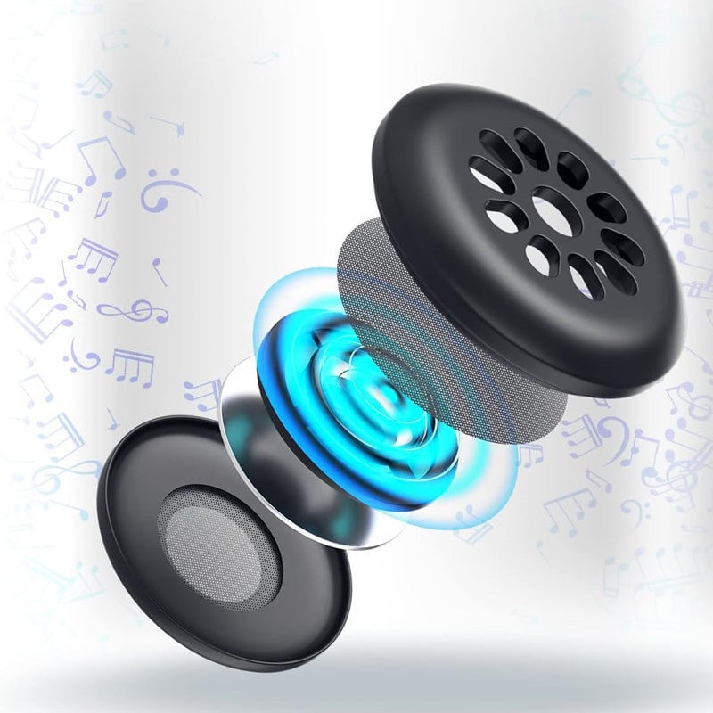 "Trådlös Bluetooth-sömnmask i mjuk velour för avkoppling, blockerar ljus, lyssna på musik. Perfekt för resor och meditation."