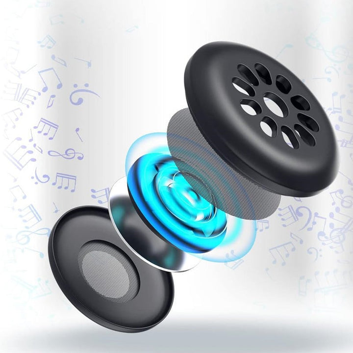 "Trådlös Bluetooth-sömnmask i mjuk velour för avkoppling, blockerar ljus, lyssna på musik. Perfekt för resor och meditation."