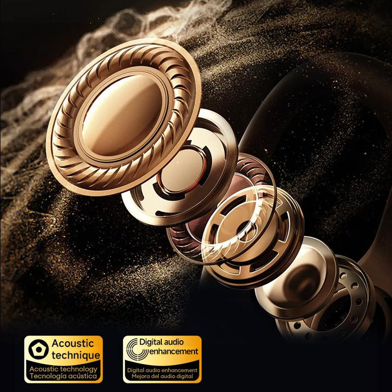 "Trådlösa benledning Bluetooth hörlurar, ergonomisk design, hudfärgad, idealisk för bekväm och medveten ljudupplevelse."