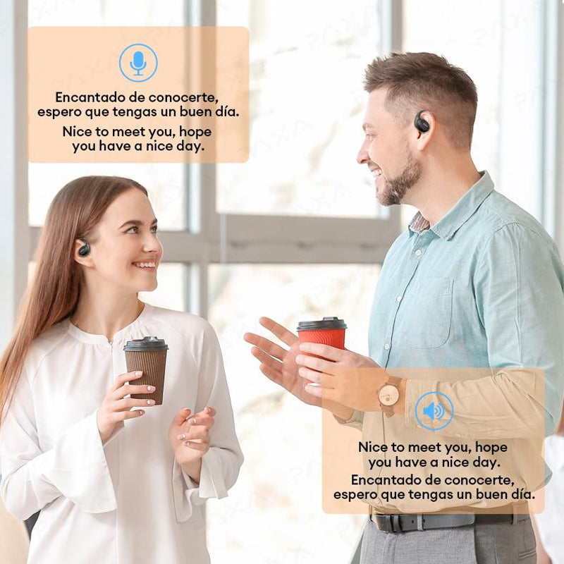 "Trådlösa benledning Bluetooth hörlurar, ergonomisk design, hudfärgad, idealisk för bekväm och medveten ljudupplevelse."