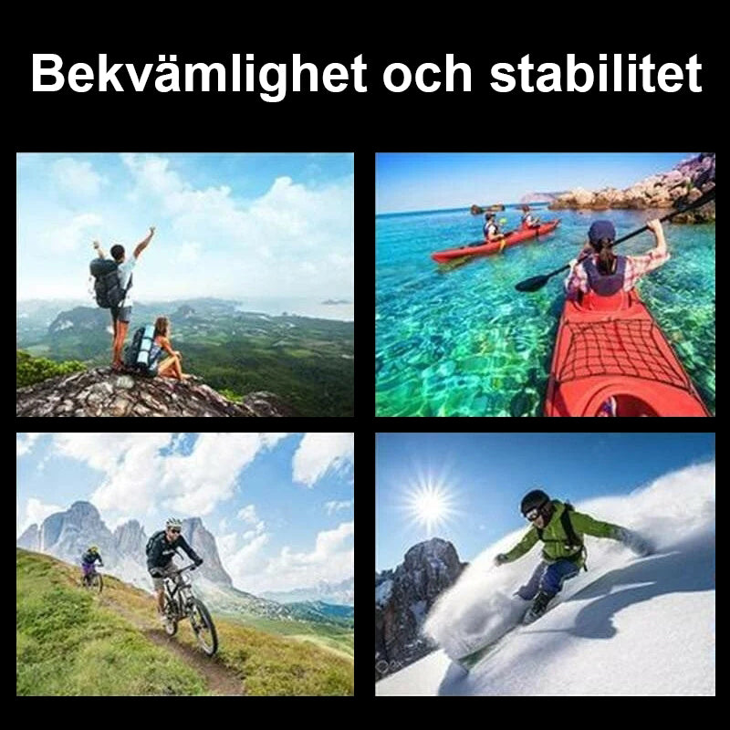 "Trådlösa benledningshörlurar med ergonomisk design, bekväm passform för alla aktiviteter, Bluetooth-anslutna."