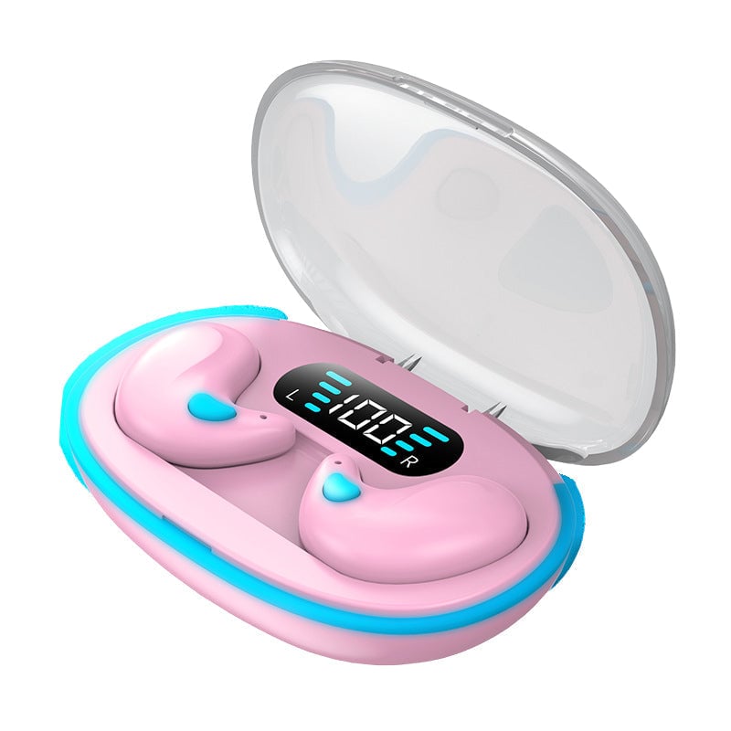 "Trådlösa Bluetooth-öronsnäckor med benledning, ergonomisk design, flera färger, för både män och kvinnor"