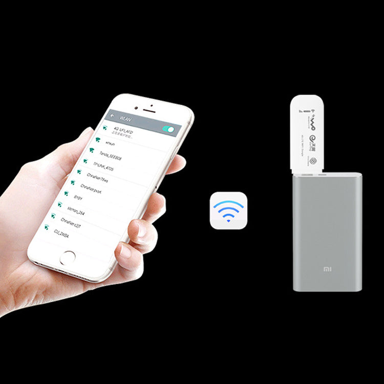 Trådlöst bärbart WiFi nätverkskort med dubbla antenner, svart design, för snabb och stabil internetanslutning.