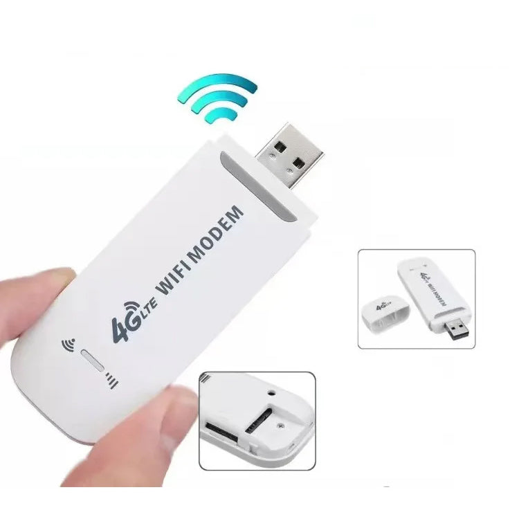 Trådlöst bärbart WiFi nätverkskort med dubbla antenner, svart design, för snabb och stabil internetanslutning.