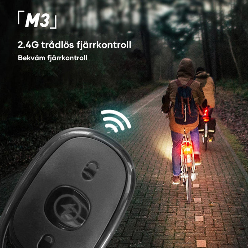 Trådlöst LED-stroboskopljus, hög ljusstyrka, mångfärgat, vattentåligt design för utomhusbruk. Perfekt för kvällsäventyr.