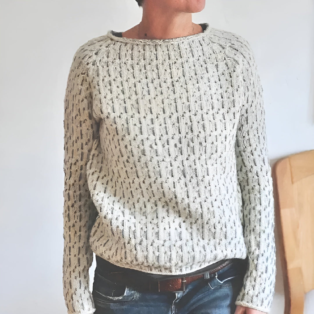 "Trendig Allis tröja för kvinnor, bekväm passform, mångsidig, eleganta detaljer, passar både till jeans och kjol."
